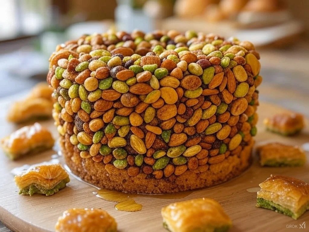 كيك محشي بالمكسرات