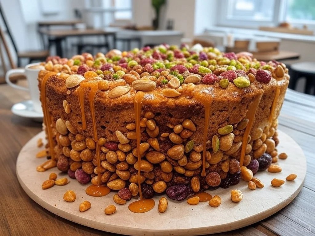 كيك محشي بالمكسرات