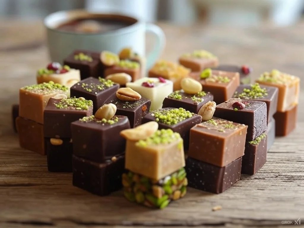 مكعبات الشوكولاتة