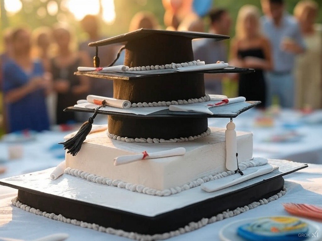 احتفل بلحظة نجاحك بأناقة مع تورتة التخرج العصرية!